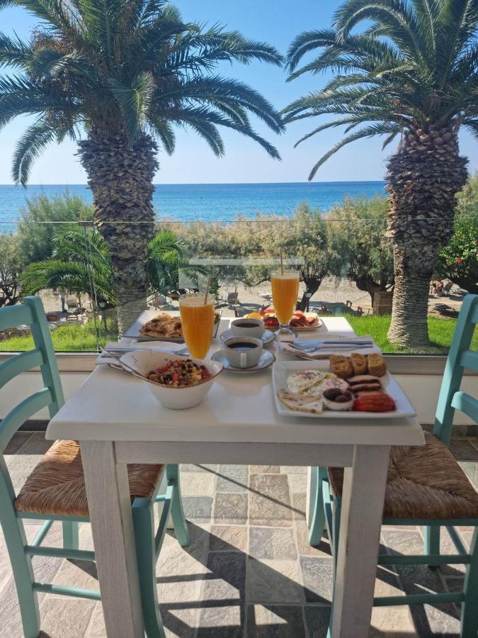 Artemis Aparthotel Makriyialos Bagian luar foto