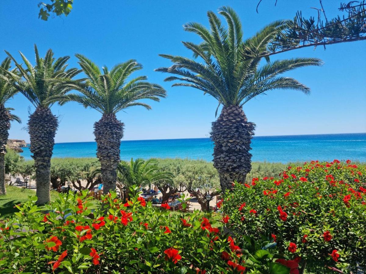 Artemis Aparthotel Makriyialos Bagian luar foto