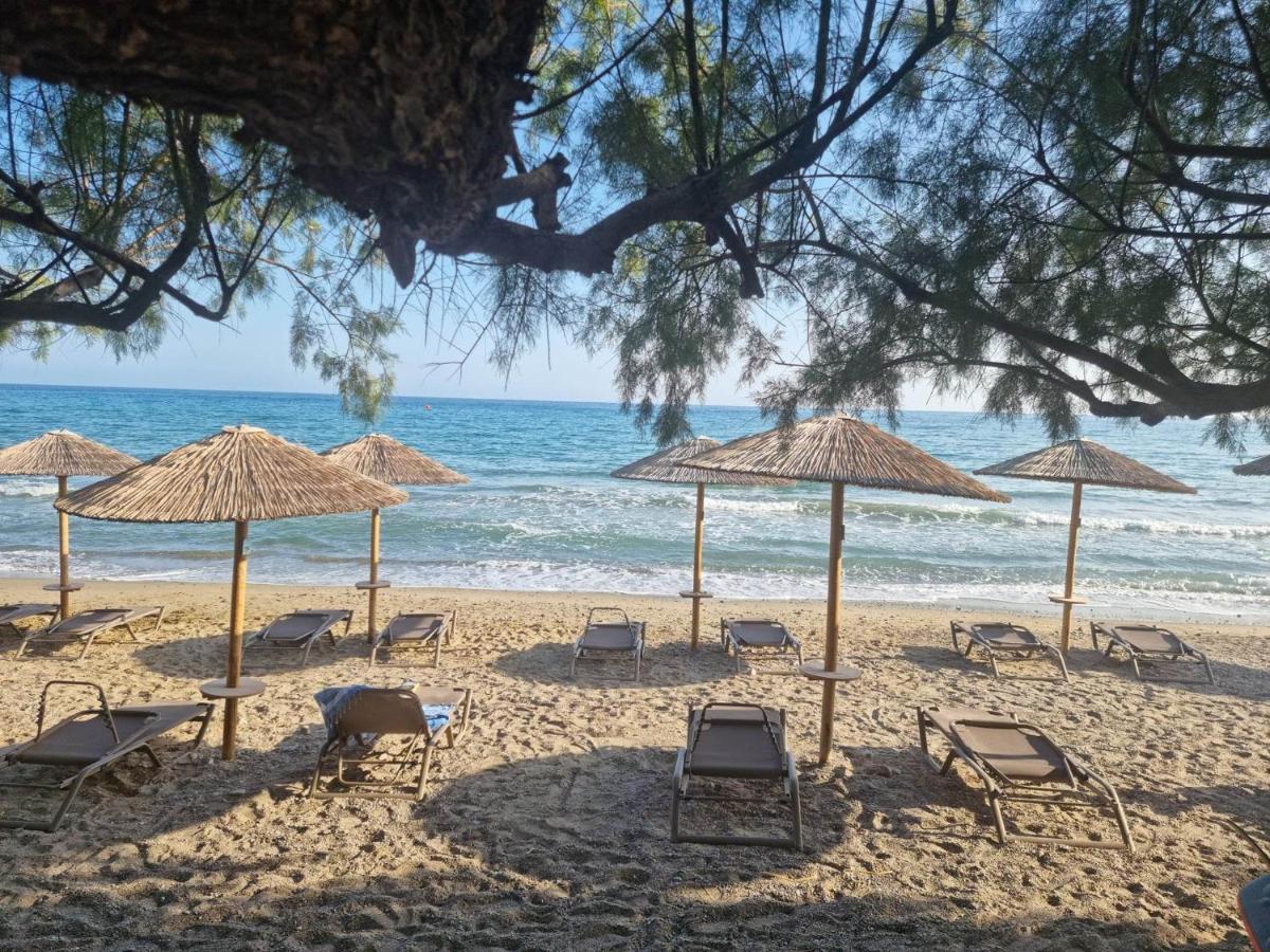 Artemis Aparthotel Makriyialos Bagian luar foto
