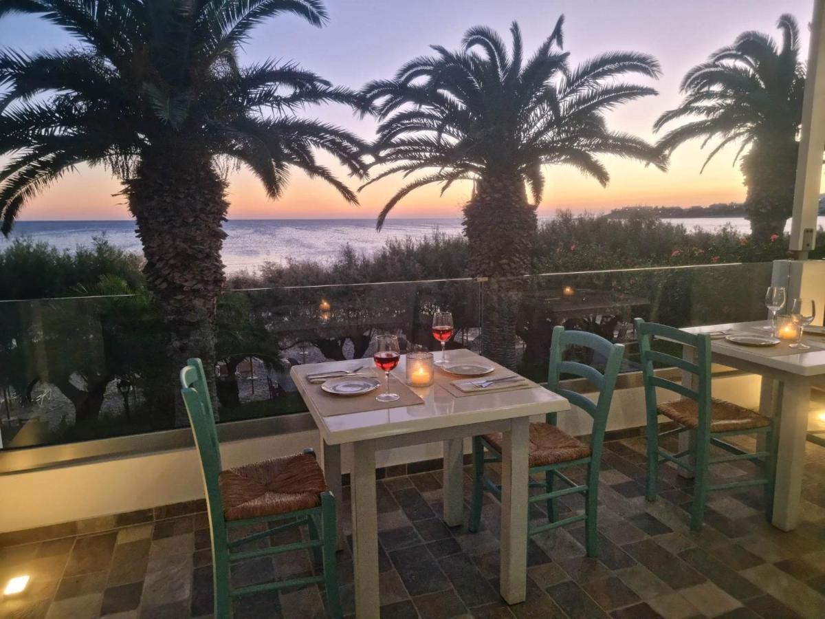 Artemis Aparthotel Makriyialos Bagian luar foto