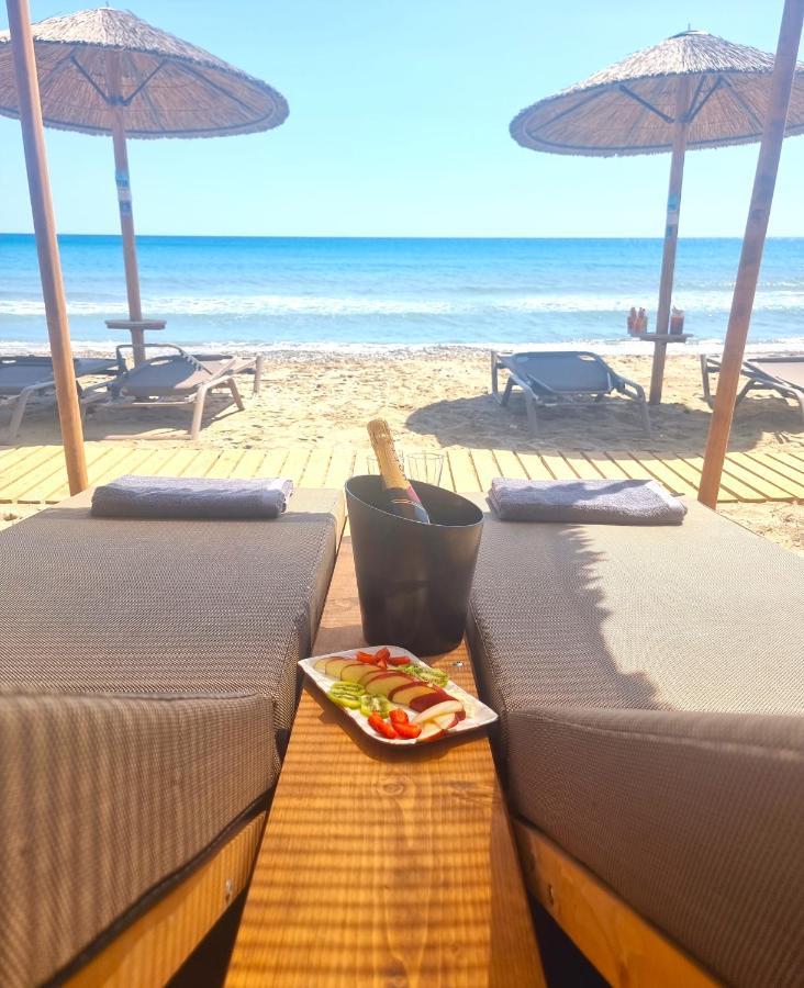 Artemis Aparthotel Makriyialos Bagian luar foto