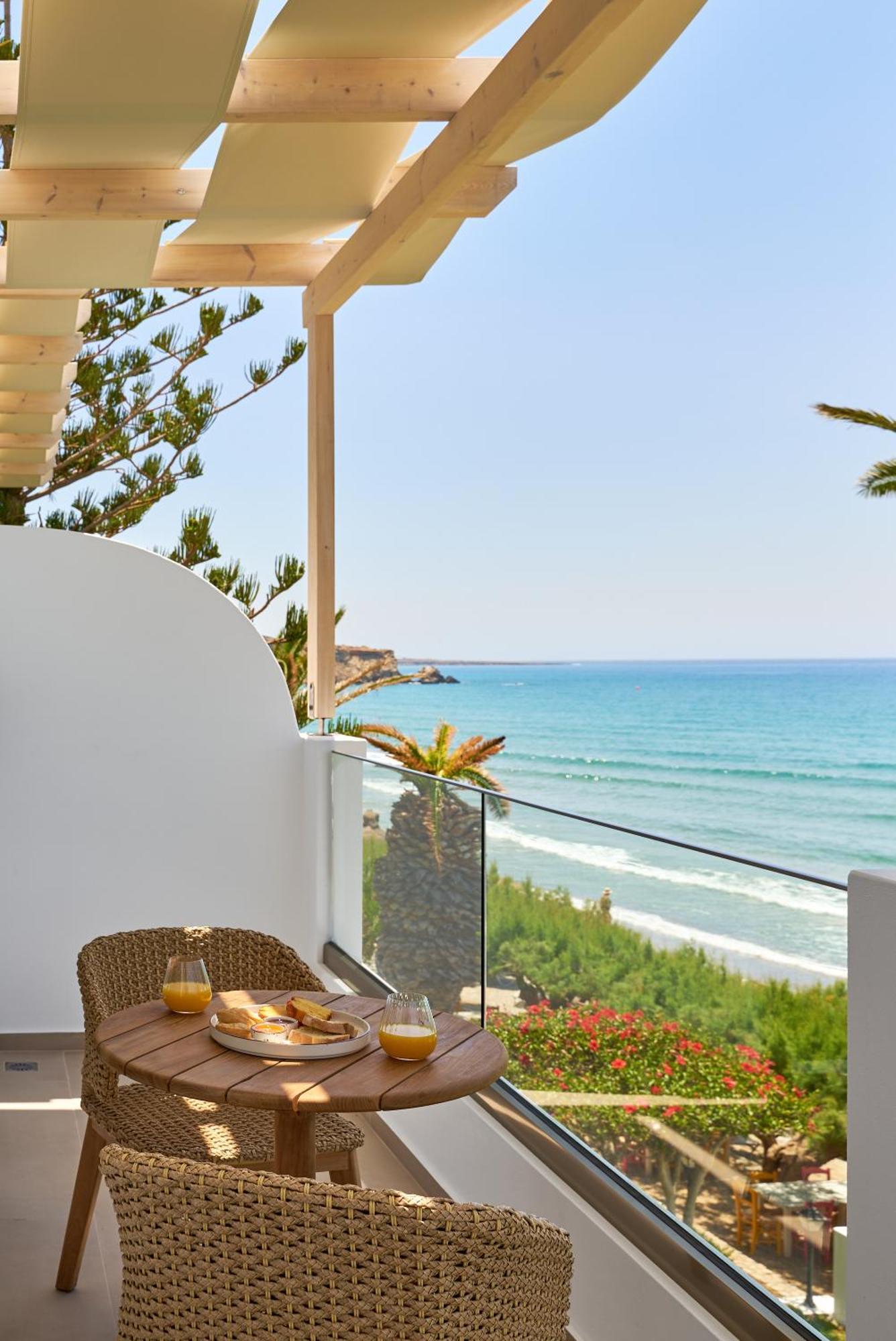 Artemis Aparthotel Makriyialos Bagian luar foto
