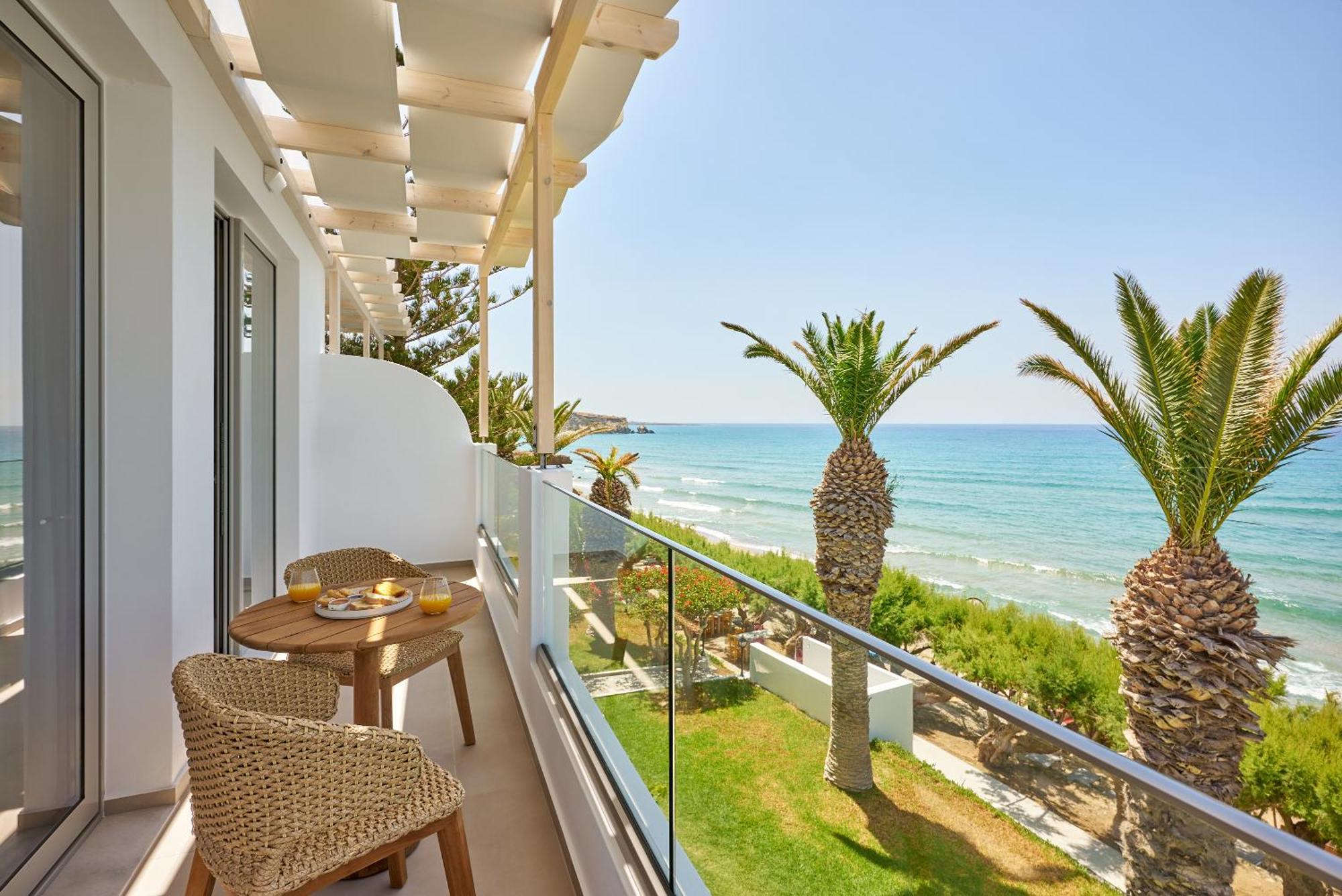 Artemis Aparthotel Makriyialos Bagian luar foto